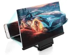 スマホ拡大鏡ホルダー 大画面満喫・視力保護 スマートフォン用画面拡大鏡