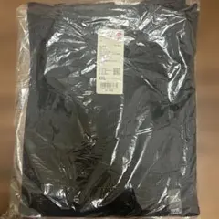 新品　タグ付き　UNIQLO ワッフルT ネイビー 長袖Tシャツ XXL
