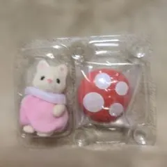 シルバニアファミリー　赤ちゃん森であそぼシリーズ　シルクネコの赤ちゃん