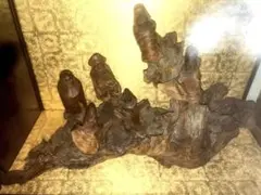特大約100cm 天然木 龍 彫刻 置物 木彫り 開運 - メルカリ