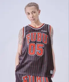 FUBU バスケットボールシャツ 05 ブラック