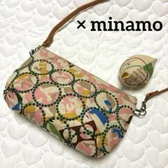 ハンドメイド 23cmマチあり横長ファスナーバッグ フランシュリッペ
