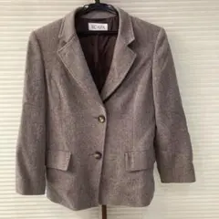 SCAPA テーラードジャケット ヘリンボーン柄