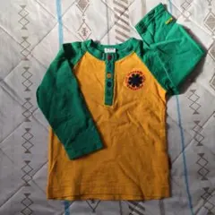 r99 ムージョンジョン 90 長袖 Tシャツ ロンT イエロー グリーン カラ