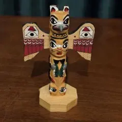 くまのプーさん　木彫り風トーテムポール　海外品 くまのプーさん 木彫り風トーテムポール レア品 - メルカリ