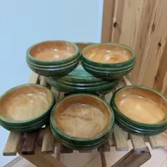 漆器　サラダボールと取り皿他8点セット
