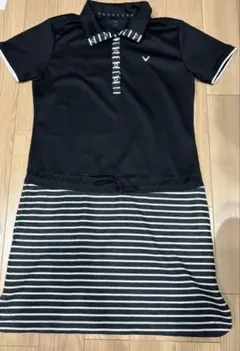 キャロウェイ　ストライプ ゴルフワンピース