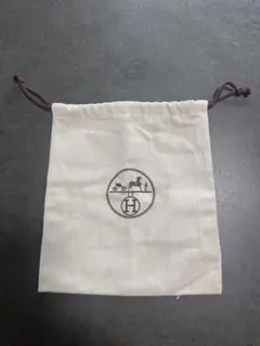 HERMES 巾着袋 保存袋