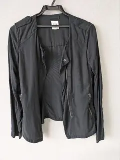 GAP　黒ジャケット ライダースデザイン