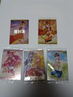 プリキュア　ウエハースカード　ウィング　ワンダフル　悟＆大福　ソレイユ　セレーネ