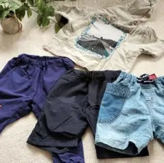 ☆【ベビー服４点セット】BREEZE入り（90）ハーフパンツ 半袖パーカー
