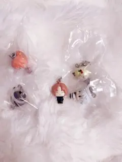 銀魂 吉原大炎上 めじるし アクセサリー キーホルダー 銀時 神楽 新八 月詠