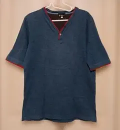 TK MIXPICE メンズ Vネック 半袖Tシャツ XL