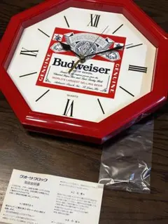 Budweiser バドワイザー 掛け時計 クォーツ