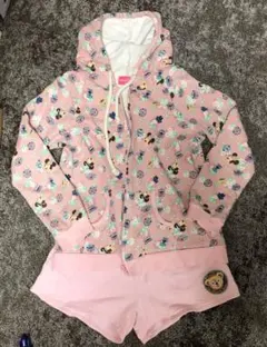 ディズニー　ルームウェア　ダッフィー　ピンク　女子