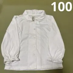 ブラウス　白　女の子　100