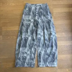 epnok ワイドデニムパンツ グレー タイダイのサムネイル