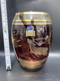 花瓶　ボヘミアガラス　エーゲルマン　管mprのサムネイル
