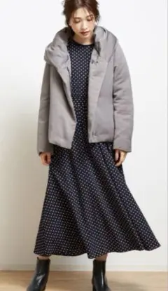 FONCE グレー ダウンジャケット 38M