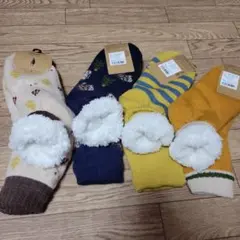 モコモコソックスおまとめ４足