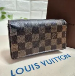 鑑定済み商品 LOUIS VUITTON ダミエ コンパクト L字ファスナー