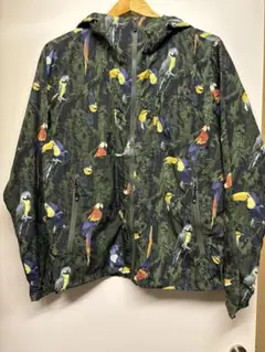 Columbia 鳥のプリント マウンテンパーカー M