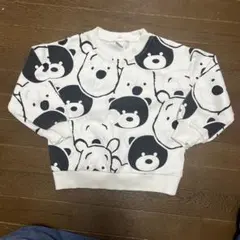 くまのプーさん 総柄トレーナー110サイズ