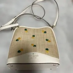 kate spade パイナップル刺繍 ショルダーバッグ
