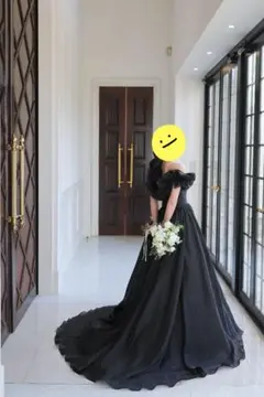 アーバンブランシュ ビタミンドレス 黒 ブラック S パニエ付き