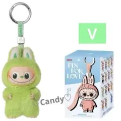 ラブブ イニシャル Vぬいぐるみ アルファベット Labubu 【正規品】16