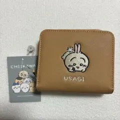 新品未使用タグ付き　CHIKAWA ウサギ刺繍 二つ折り財布