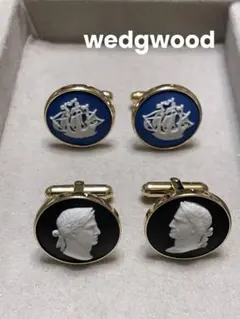 wedgwood カフス　まとめ　２点 ウェッジウッド　帆船　騎士　カメオのサムネイル