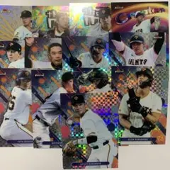 topps finest ジャイアンツ　13枚