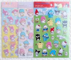 ペタペタシール　サンリオ　キャラクターズ　まとめ売り　ダイソー　新品　未使用