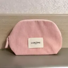 LANCOME ランコム コーデュロイ ポーチ ピンク
