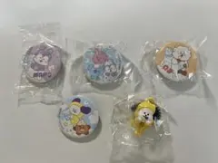 BT21 キャラクター 缶バッジ　キーホルダー くら寿司