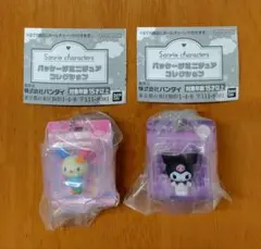 サンリオ キャラクターズ　２種セット パッケージミニチュアコレクション
