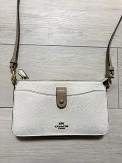 コーチ ショルダーバッグ バイカラー