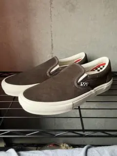 VANS SLIP ON PRO ブラウン 26 スリッポン