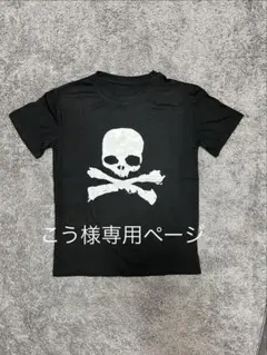 スカルデザイン黒Tシャツ