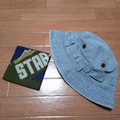 STABRIDGE Bandana Jungle Hat Wash Denim - メルカリ