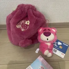 ピクサー ロッツォ ぬいぐるみとバッグセット