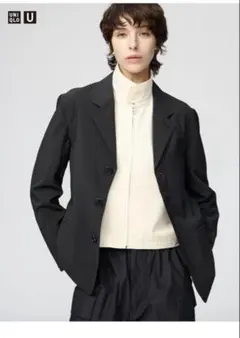 【新品未使用】ユニクロ　UNIQLO U テーラードジャケット　ブラック