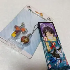 3年Z組銀八先生 高杉ポスター＆メタルイニシャルストラップ他、