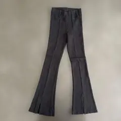 ZARA キッズ リブフレアパンツ