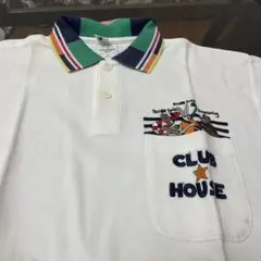 カステルバジャックCLUB HOUSE ポロシャツ ホワイト