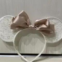 ディズニーカチューシャ ミニーちゃん レース