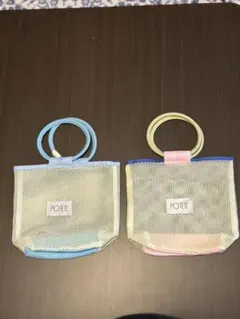 POTETE ポテテ POPUP ノベルティ メッシュバッグ2点セット