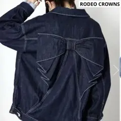 ロデオクラウンズ ビッグリボンデニムジャケットOne Wash 完売品