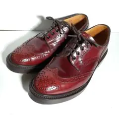 【使用1回】Tricker's Bourton 7.5 バートン(バーガンディ) 使用1回】Tricker's Bourton 7.5 バートン(バーガンディ) - メルカリ